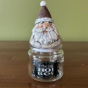 Santa Glass Container